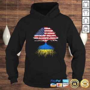 Hoodie Ukrainian Roots American Grown Ukraine Shirt Men Women Kids