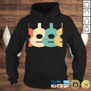 Hoodie Ukulele Vintage Retro Art Ukulele Uke Music Shirt Gift