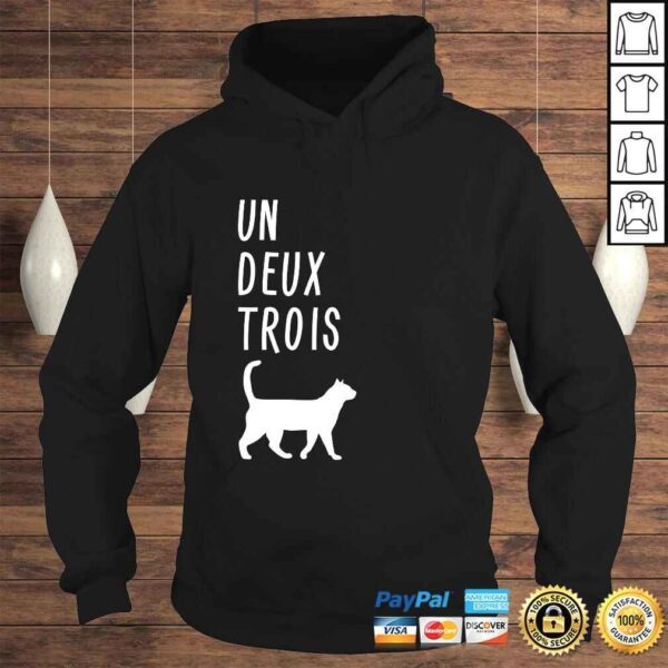 Un Deux Trois CaShirt Funny French Teacher Gift - Image 4