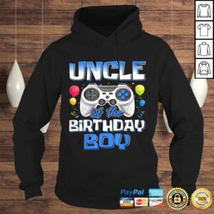 Hoodie Uncle Of The Birthday Boy Matching Video Gamer Birthday TShirt