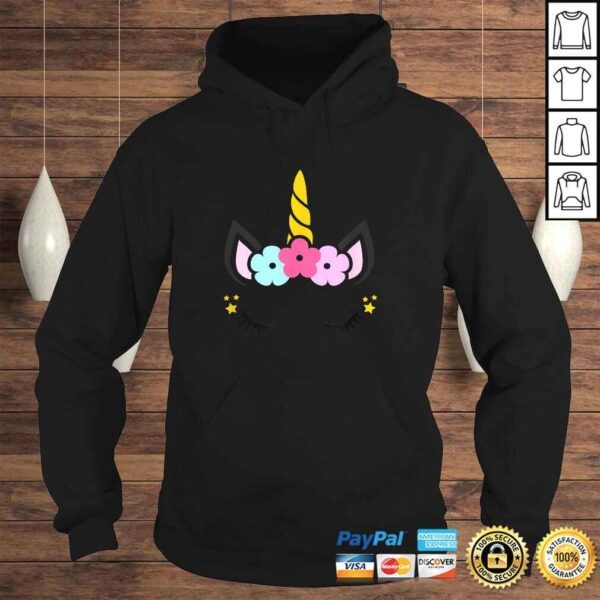 Unicorn Face Birthday TShirt - Image 4