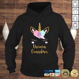 Hoodie Unicorn Grandma Shirt Grandma of the Birthday Girl Gift