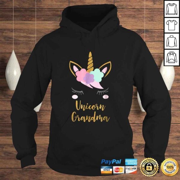 Unicorn Grandma Shirt, Grandma of the Birthday Girl Gift - Image 4