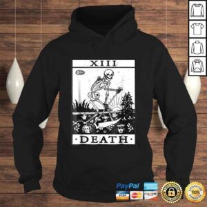 Hoodie VINTAGE TAROT CARD Shirt DEATH CARD OCCULT TAROT