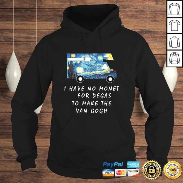 Van Gogh Road Trip Shirt Funny Caravan Camping Tee Gift - Image 4