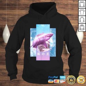 Hoodie Vaporwave Shark Retro 80s 90s Japanese Otaku Aesthetic Tee Shirt