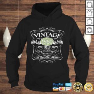 Hoodie Vintage 1960 60th Birthday All Original Parts TShirt