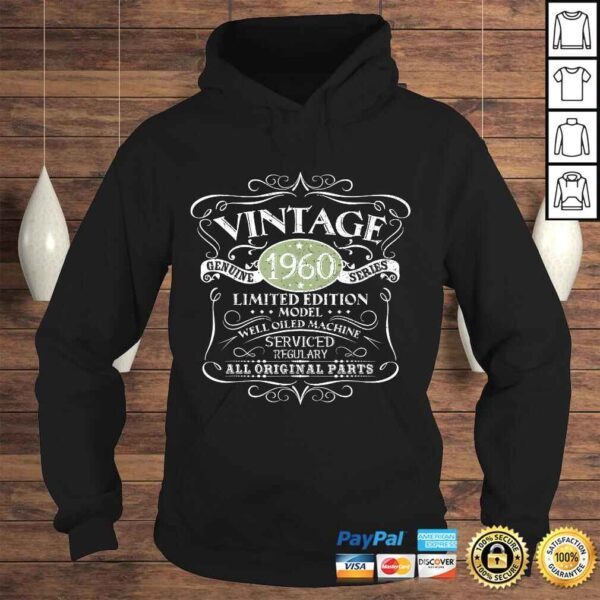 Vintage 1960 60th Birthday All Original Parts TShirt - Image 4