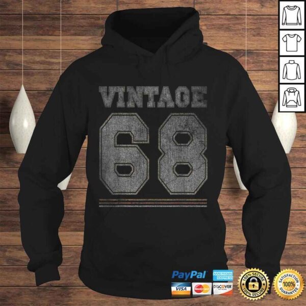 Vintage 1968 - 52 Years Old 52th Birthday Gift Top - Image 4