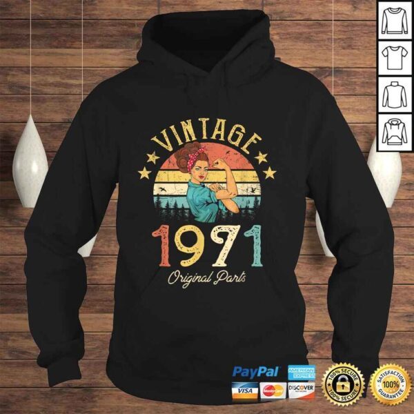 Vintage 1971 Made in 1971 49th birthday 49 years old Gift TShirt - Image 4