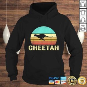 Hoodie Vintage Cheetah Shirt Sunset