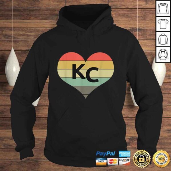 Vintage KC Heart Love Kansas City Shirt Men Women And Kid - Image 4