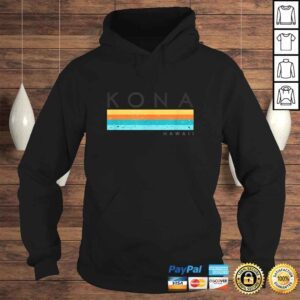 Hoodie Vintage Kona Hawaii Retro Design TShirt