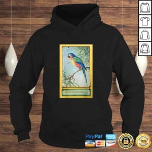 Hoodie Vintage Look Parrot Art with Funny Quote TShirt