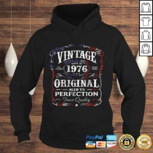 Hoodie Vintage Made In 1976 Shirt 42nd Birthday Gift