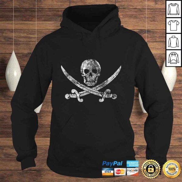 Vintage Pirate Skull TShirt - Image 4