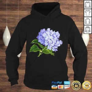 Hoodie Vintage Purple Hydrangea Flowers Retro Gardener ArShirt