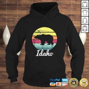 Hoodie Vintage Retro Id Idaho Wildlife Bear Adventure TShirt