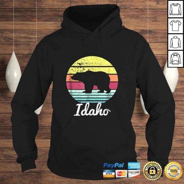 Vintage Retro Id, Idaho Wildlife Bear Adventure TShirt - Image 4