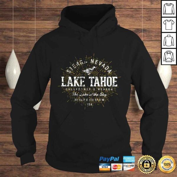 Vintage Retro Style Lake Tahoe Zip Hoodie - Image 4