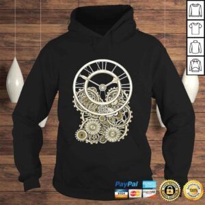 Hoodie Vintage Style Elegant Steampunk Clock Shirts