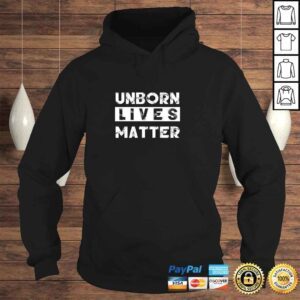 Hoodie Vintage Unborn Lives Matter ProLife AntiAbortion Gift Pullover Hoodie