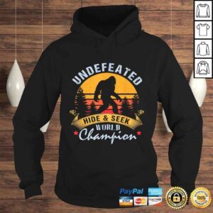 Hoodie Vintage Undefeated Bigfoot Tee Hide and Seek World Champ TShirt