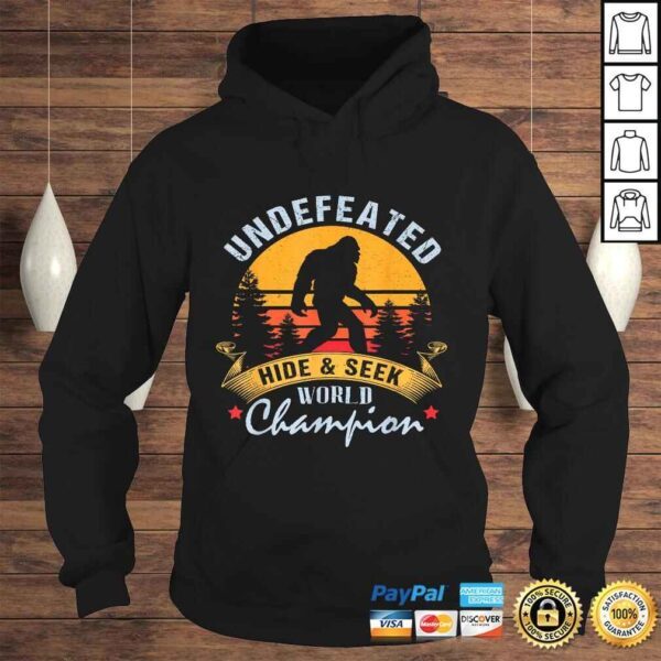 Vintage Undefeated Bigfoot Tee Hide and Seek World Champ TShirt - Image 4