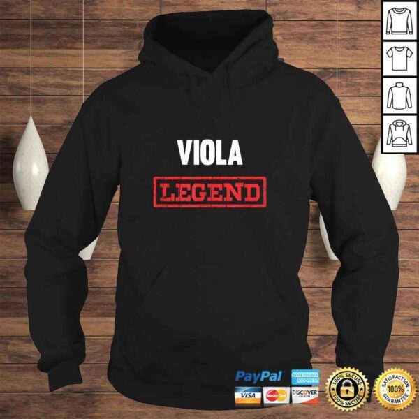 Viola Legend Shirt Musical Instrument Violist Gift TShirt - Image 4