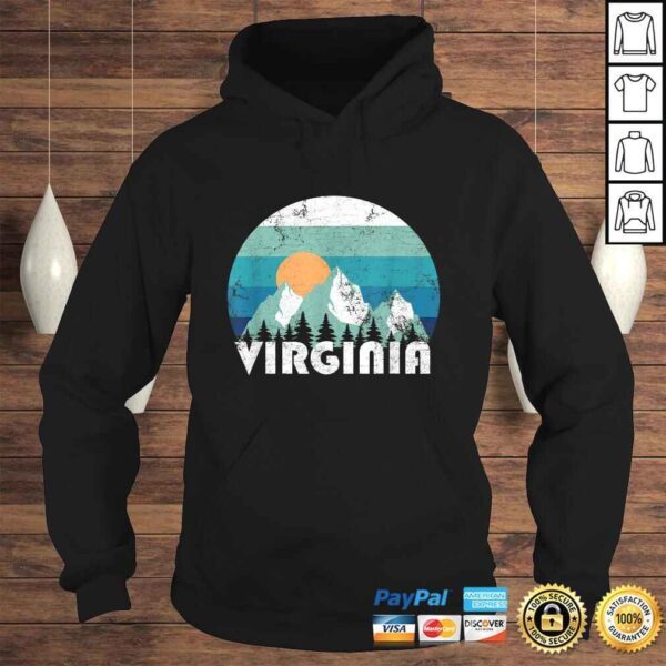 Virginia State Retro Vintage Gift TShirt - Image 4