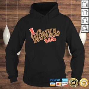 Hoodie Willy Wonka and the Chocolate Factory Wonka Bar Shirt