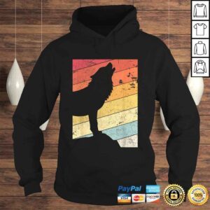 Hoodie Wolf Shirt Retro Style Shirt