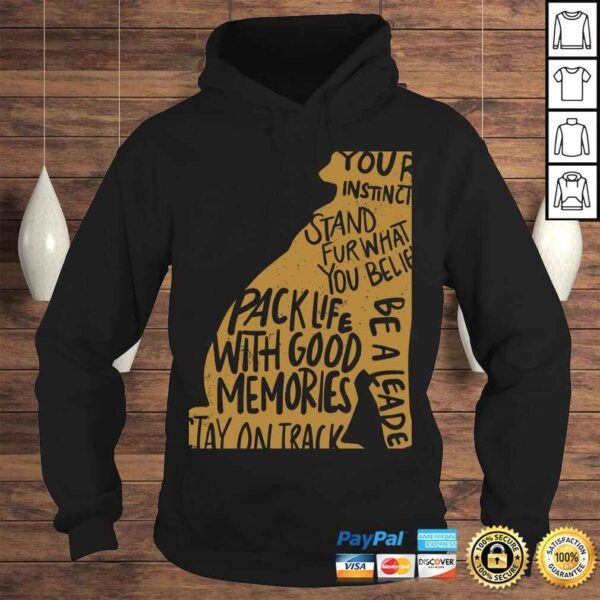 Wolf Wisdom Hoodie  Wolf Lovers Hooded SweaShirt - Image 4