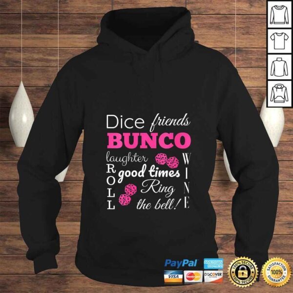 Womens Bunco Dice Good Times Gift Top - Image 4