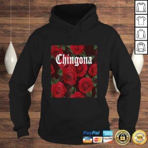 Hoodie Womens Chingona Red Roses Women Shirt