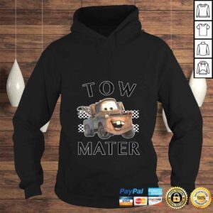 Hoodie Womens Disney Pixar Cars Tow Mater Finish VNeck Gift Top