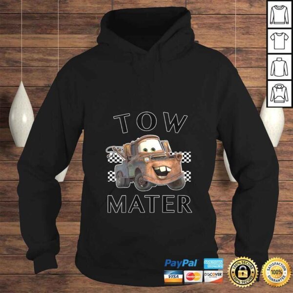 Womens Disney Pixar Cars Tow Mater Finish VNeck Gift Top - Image 4