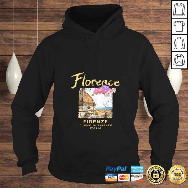 Womens Florence ITALY Duomo di Firenze Italian Vintage TShirt - Image 4