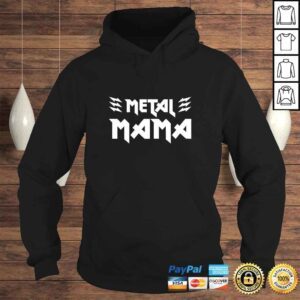 Hoodie Womens Heavy Metal Mom Shirt Gift Tee Mothers Day Birth Mama TShirt