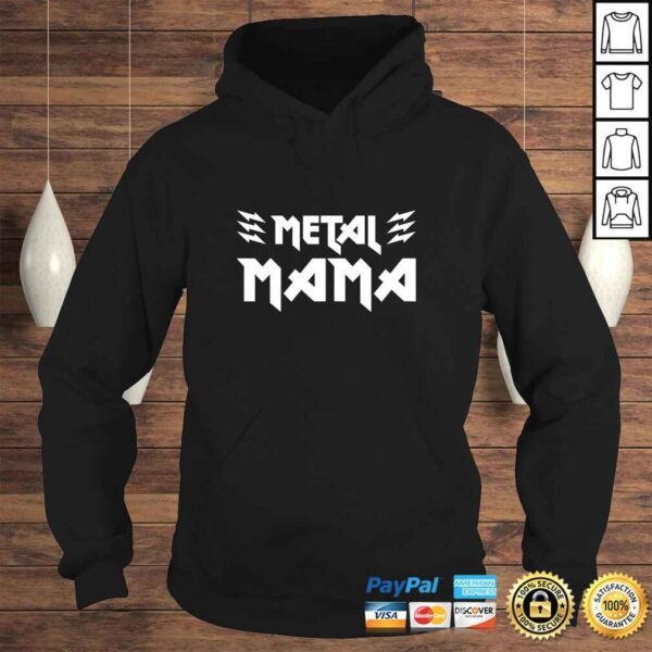 Womens Heavy Metal Mom Shirt Gift Tee Mothers Day Birth Mama TShirt - Image 4