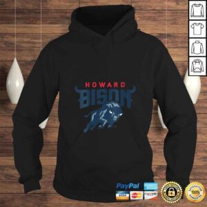 Hoodie Womens Howard University Bison NCAA PPHOW01 Tshirt