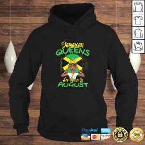 Hoodie Womens Jamaican Queens Are Born In August Shirt