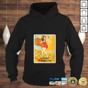 Hoodie Womens La Borracha Mexican Card Game Funny Drinking Wine Selfie Tshirt