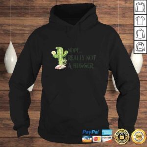 Hoodie Womens Nope Really Not A Hugger Funny Hate Being Touched Shirt