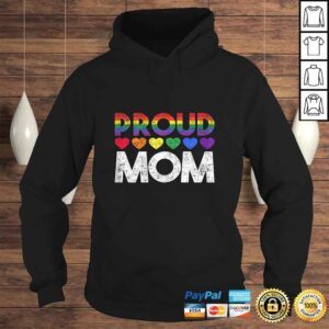 Hoodie Womens Proud Mom LGBGift Top