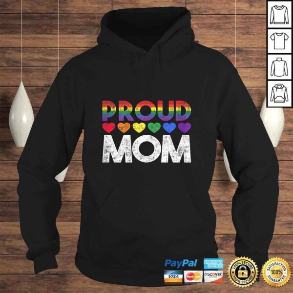 Womens Proud Mom LGBGift Top - Image 4