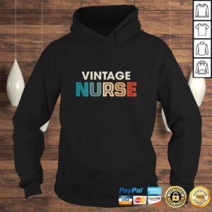 Hoodie Womens Vintage Nurse Funny Girls Women Love Old Style Gift TShirt