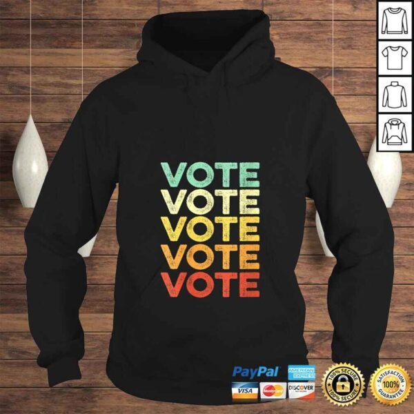 Womens Vote Shirt Women Men Retro Vintage Election 2020 Voter Gift TShirt - Image 4