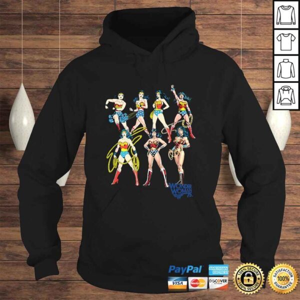 Wonder Woman Decades Later V-Neck T-Shirt - Image 4