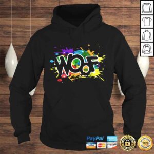 Hoodie Woof LGBT ArShirt Gay Pride Pup Play Gift Tee